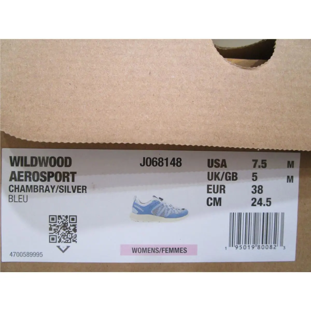 Merrell shoes - J068148 - J068148 - Chambray/Sliver 4