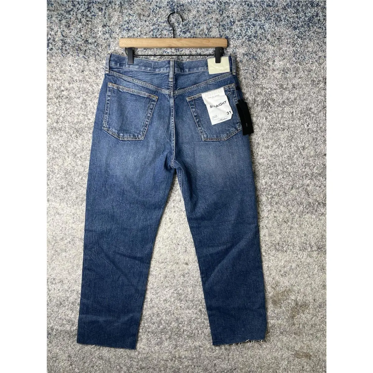 Rag Bone Women’s Clover Harlow Mid Rise Straight Denim Jeans Size 31