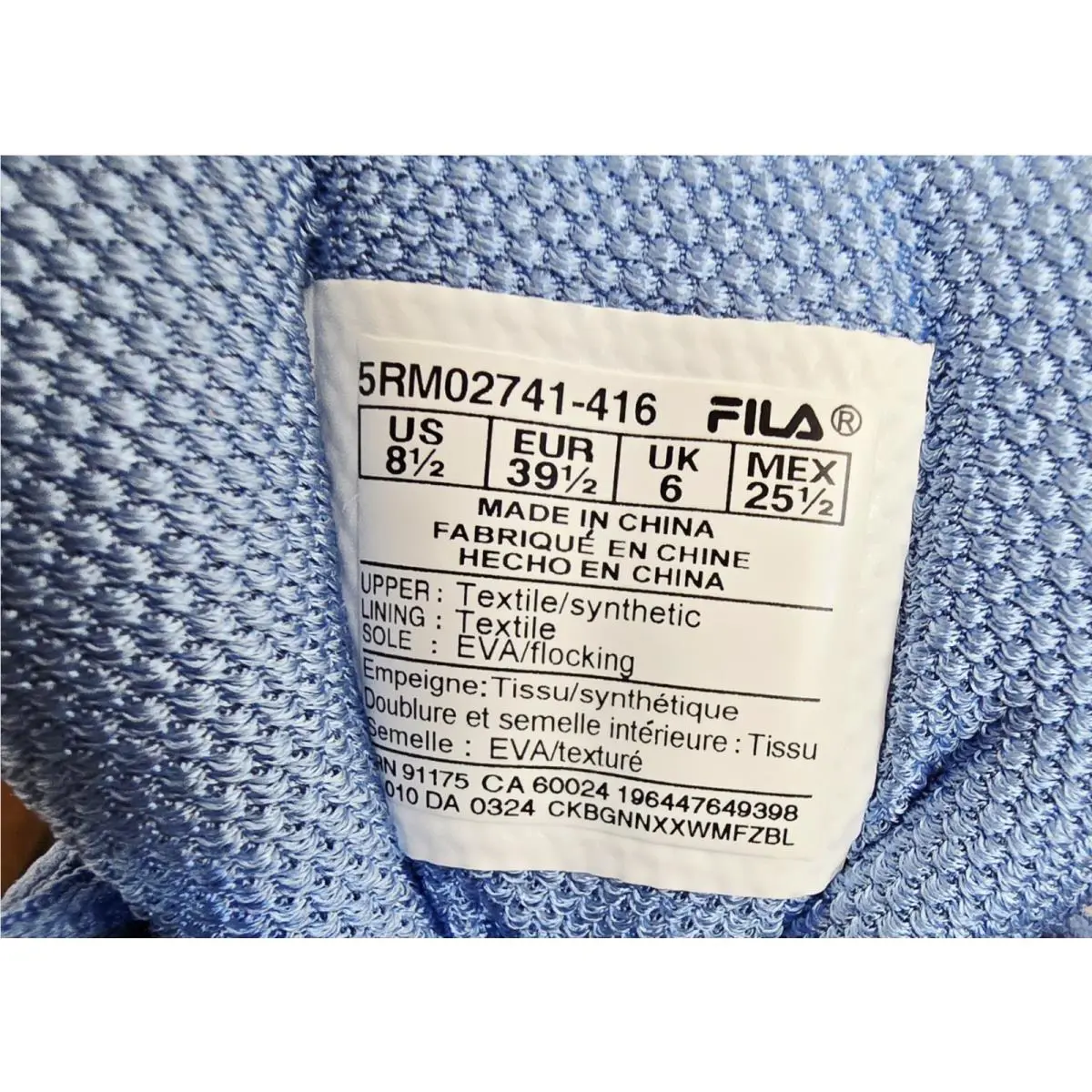 Fila shoes - Fila Sequence 2 - Sequence - 5RM02742-416 - Blue (UPC: 196447649398) 20