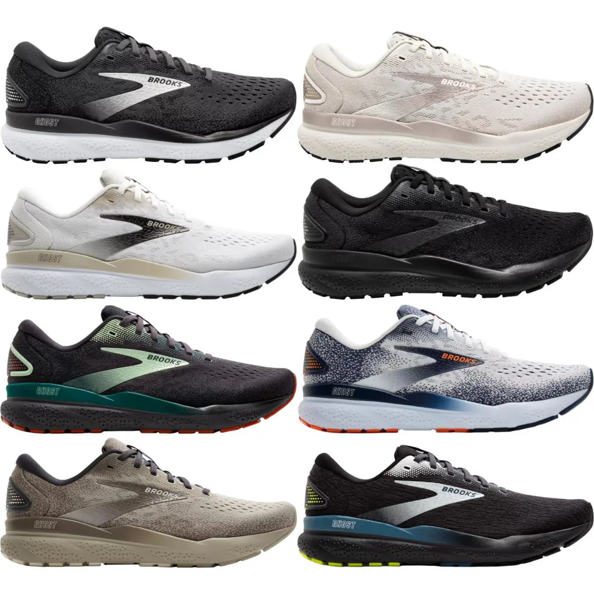 Brooks shoes - Brooks Ghost 16 - Ghost - Black/Ebony/Blue 54