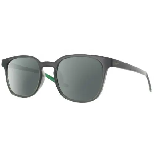 Session-080 Unisex Panto Polarized Sunglasses Grey Crystal Green 51mm 4 Opt Smoke Grey Polar by Nike