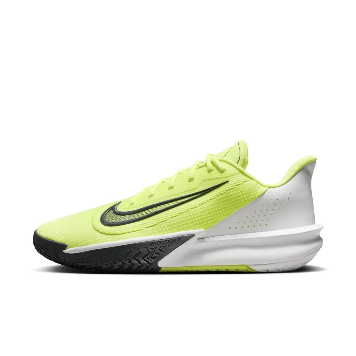 FN4322-700 Mens Nike Precision Vii `volt` - Volt/Summit White/Barely Volt/Dark Smoke Grey