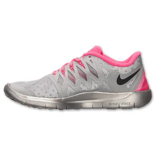 Nike shoes - Nike Free 5.0 - Free - Reflect Silver / Black-Hyper Pink 2