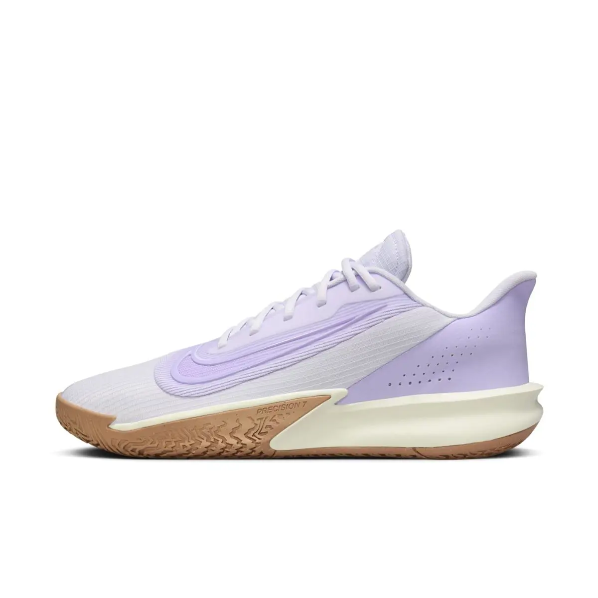 FN4322-500 Mens Nike Precision Vii `barely Grape Gum` - Barely Grape/Sail/Dusted Clay/Lilac Bloom