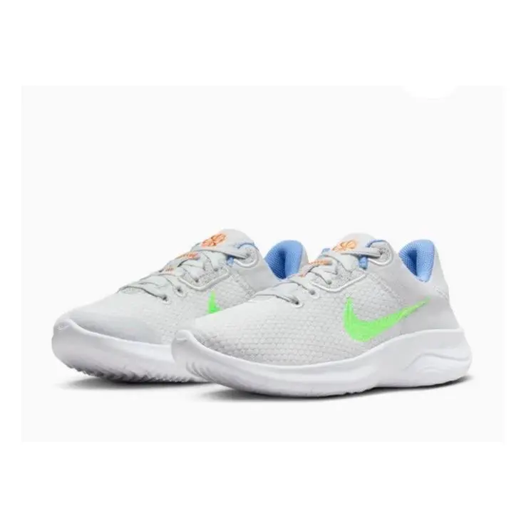 Women Nike Flex Experience Run 11 NN Running Shoes Photon Dust/lime DD9283-010 - Photon Dust/Lime Blast