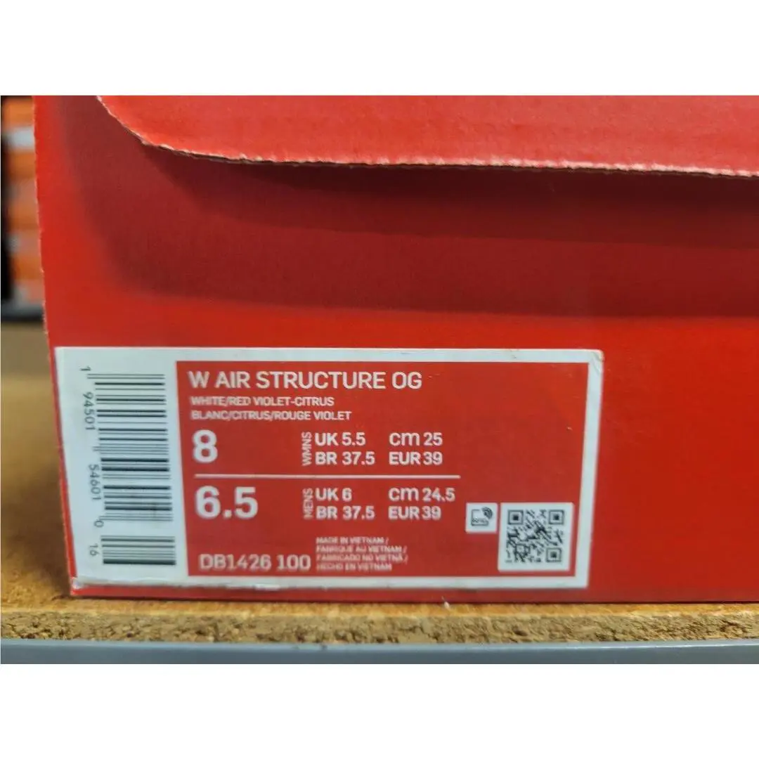 Nike shoes - Nike Air Structure OG - Air Structure - DB1426-100 - White Red Violet Citrus, Women`s: White Red Violet Citrus 4