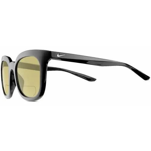 Myriad-P-CW4720-010 Women`s Polarized Bifocal Sunglasses Black Silver 52 mm Yellow by Nike