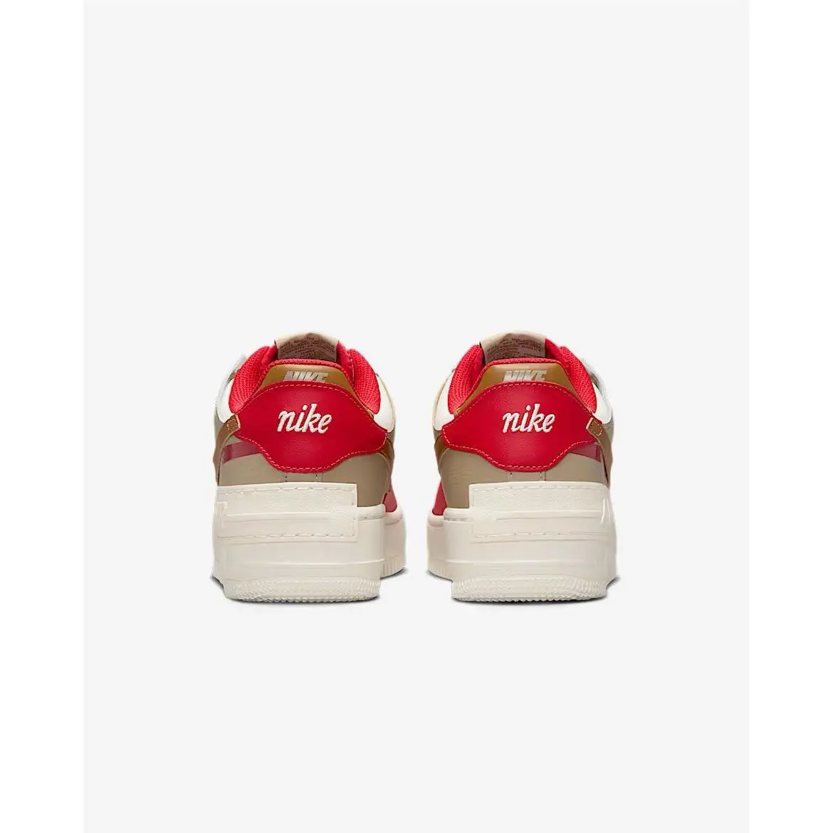 Nike shoes - Nike Air Force 1 - Air Force - HQ3400-030 - Phantom/Fire Red/Khaki/Light British Tan 4