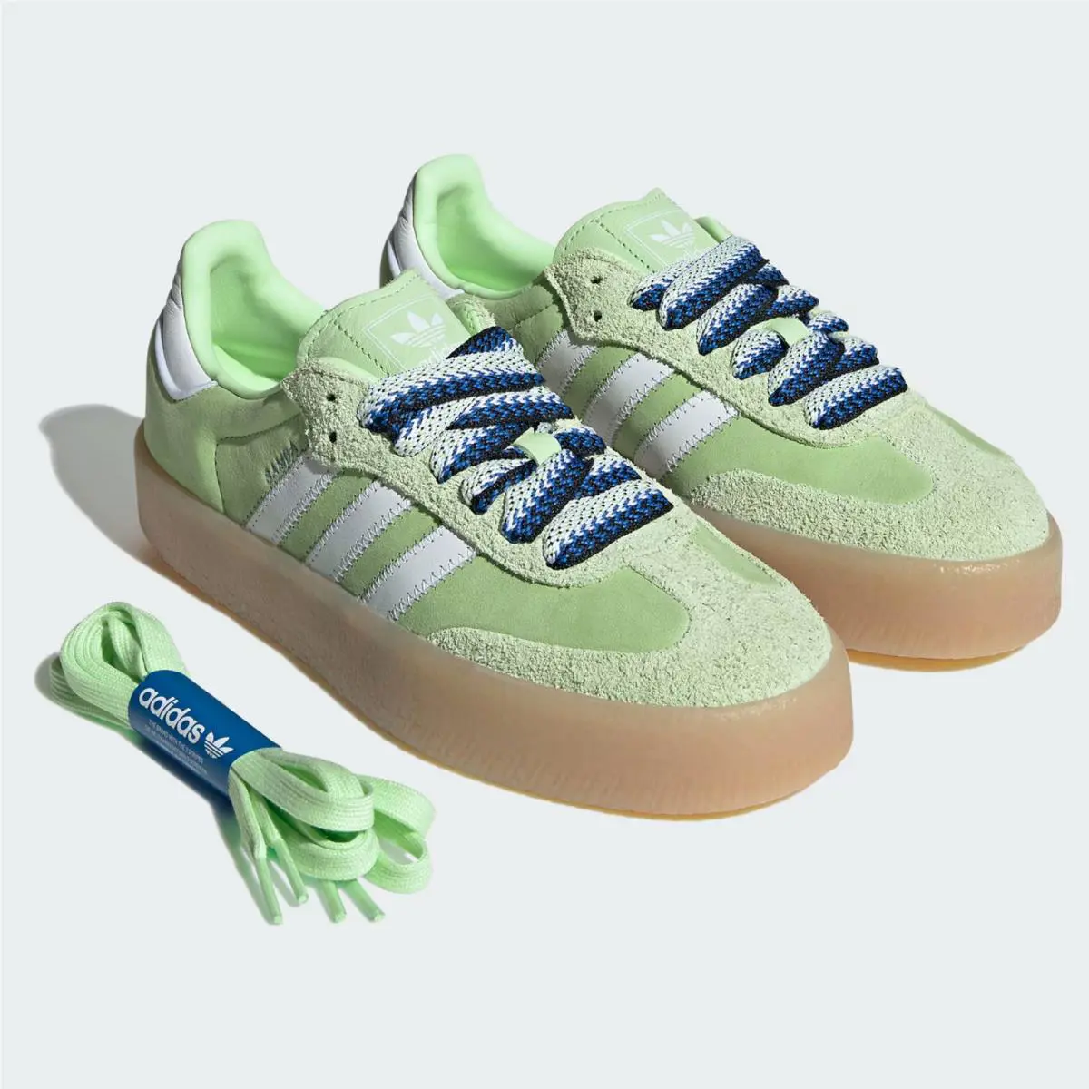 Adidas shoes - adidas Sambae - Sambae - JI2738 - Semi Green Spark / Cloud White / Wonder Blue 4