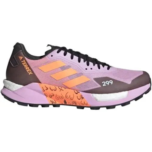 Terrex Agravic Ultra Trail Running Shoes Men`s Bliss Lilac/Beam Orange/Pulse Magent by Adidas