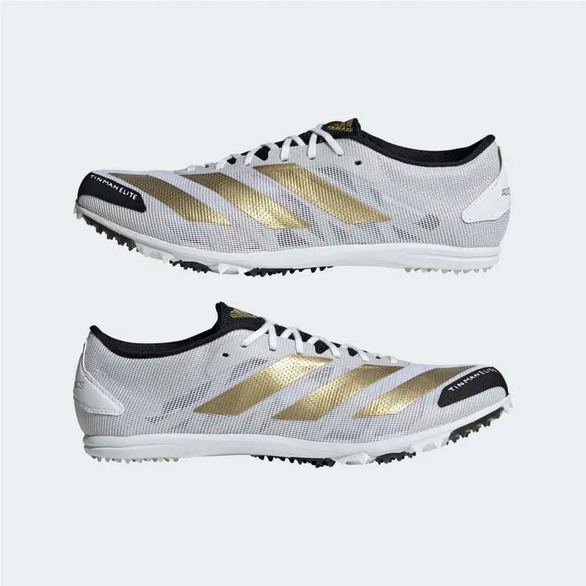 Adidas shoes - Adidas Adizero XCS TME - Adizero XCS TME - GY4930 - White/Gold/Black 6