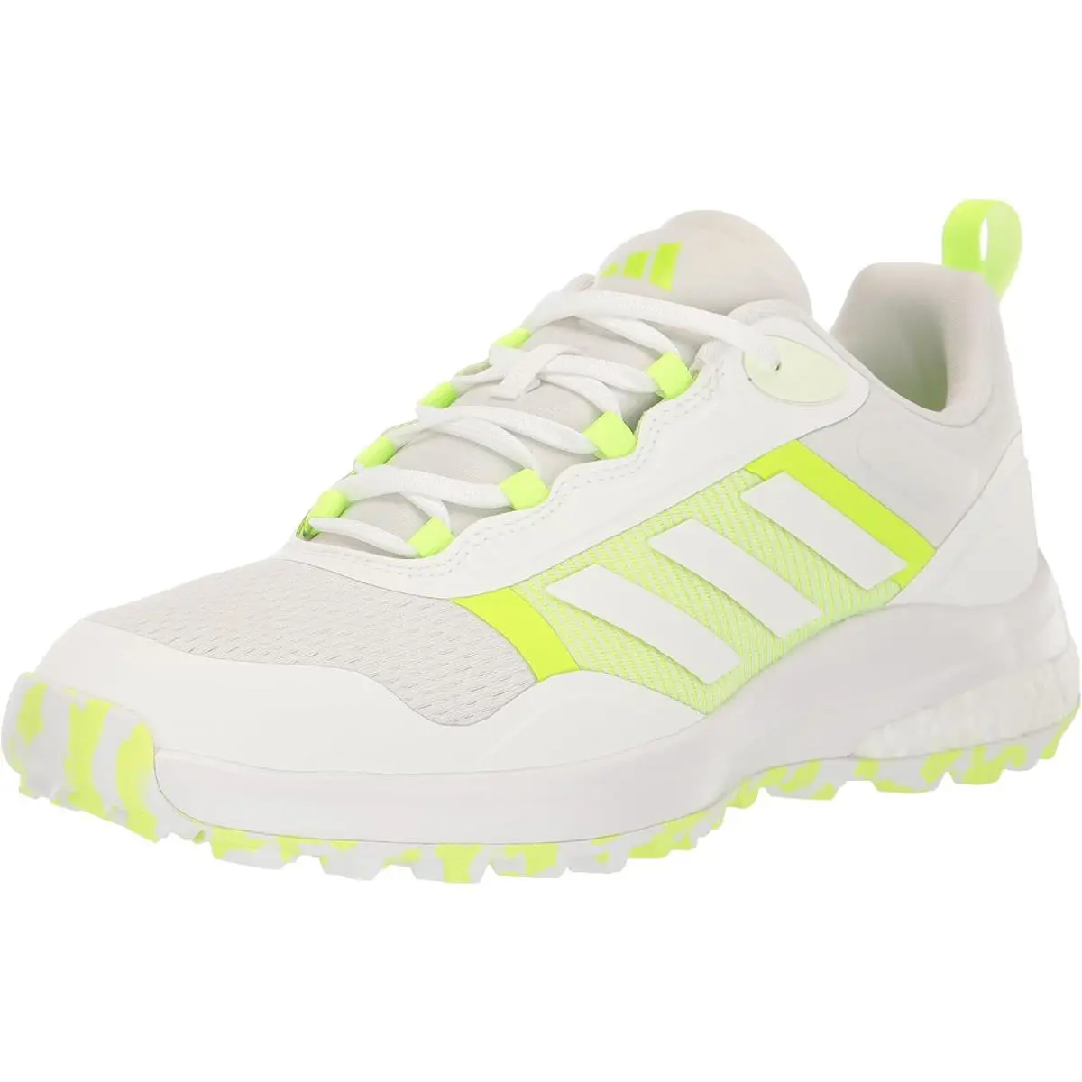 Adidas Women`s Zoysia Spikeless Golf Shoes - Footwear White/Lucid Lemon