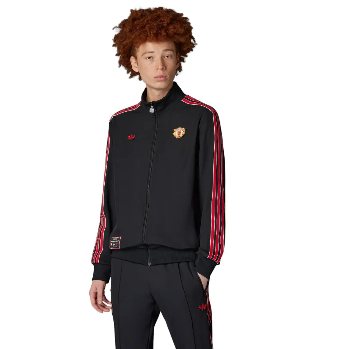 Adidas clothing - Manchester United Terrace Icons Track Suit - Black 2
