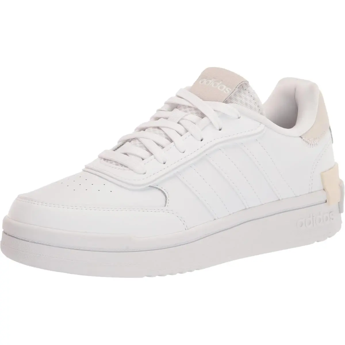 Women`s Postmove Basketball Shoe White/White/Chalk White by Adidas