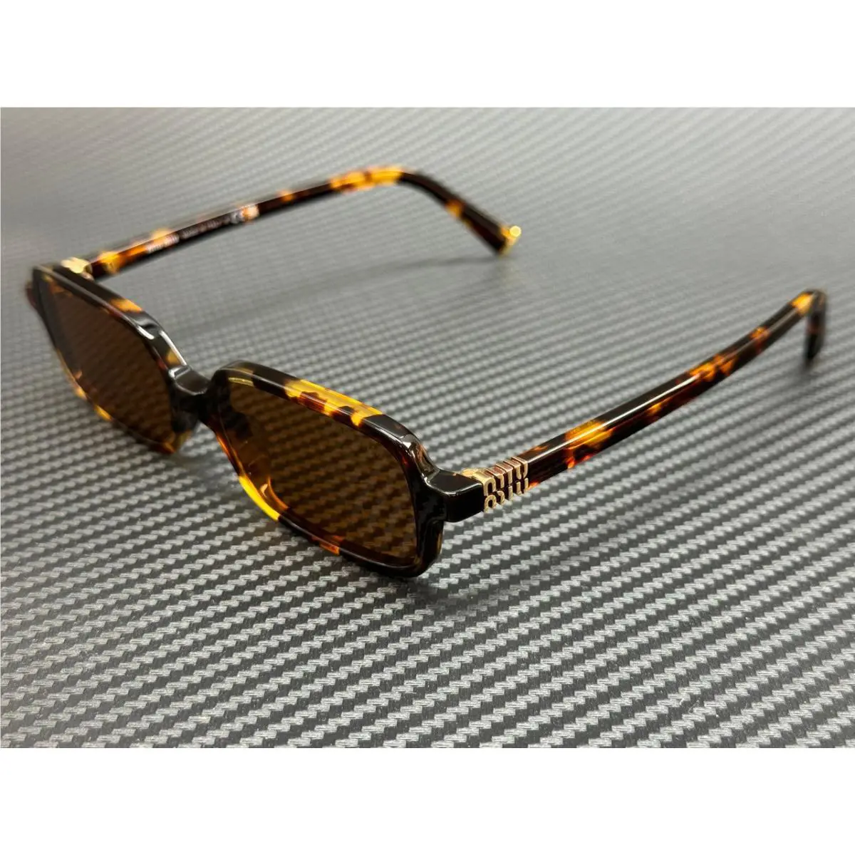 Miu Miu MU 11ZSF VAU2Z1 Honey Havana Brown Women`s 52 mm Sunglasses