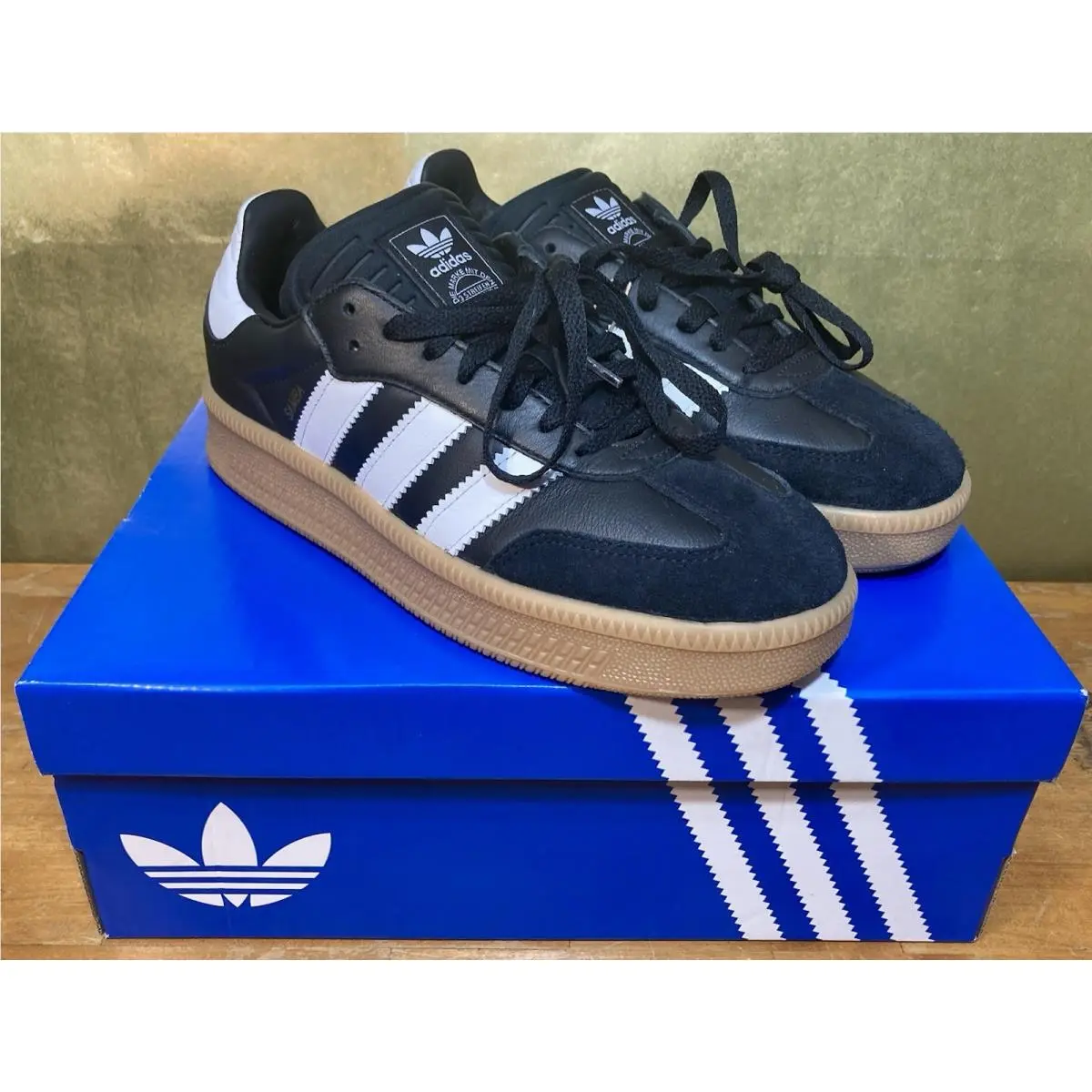 Adidas Samba Xlg Core Black Gum Mens Size 8 Womens Size 9 IE1379