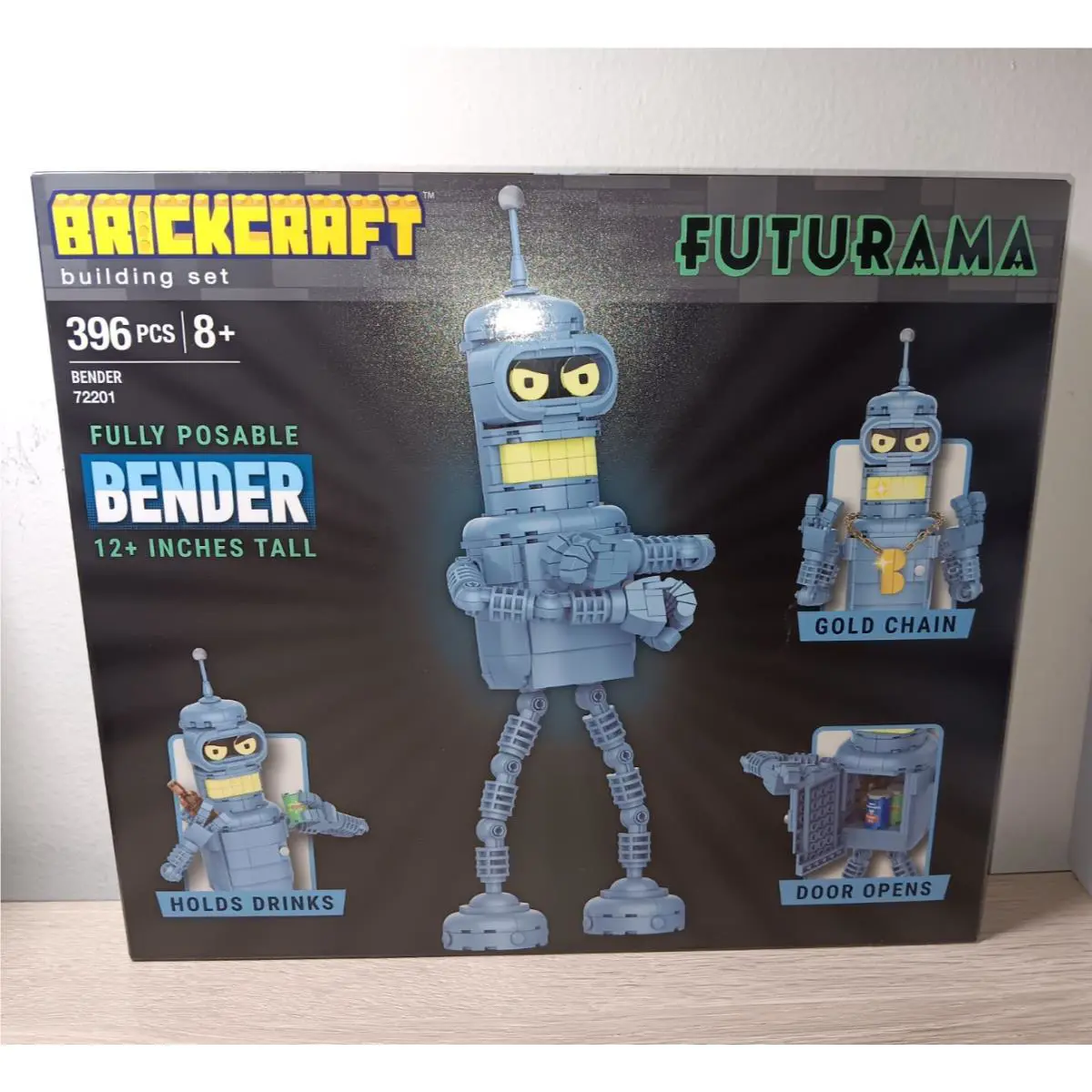 Bender Futurama Brickcraft Building Brick Set Hulu Fox