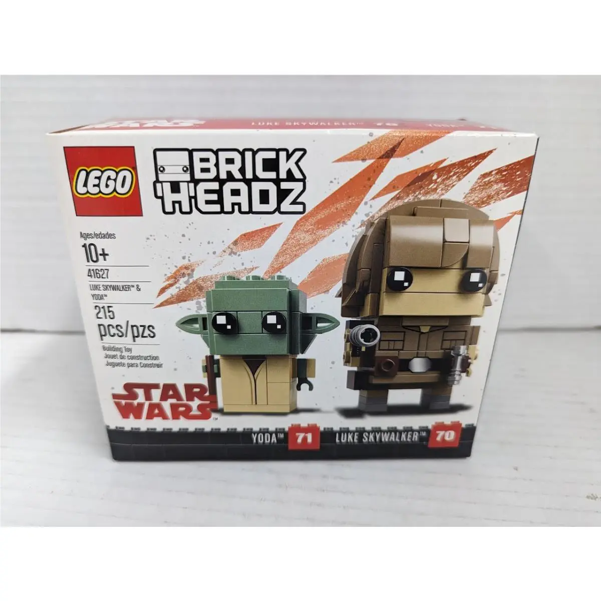 Lego Brickheadz Star Wars 41627 Luke Skywalker Yoda Set Retired