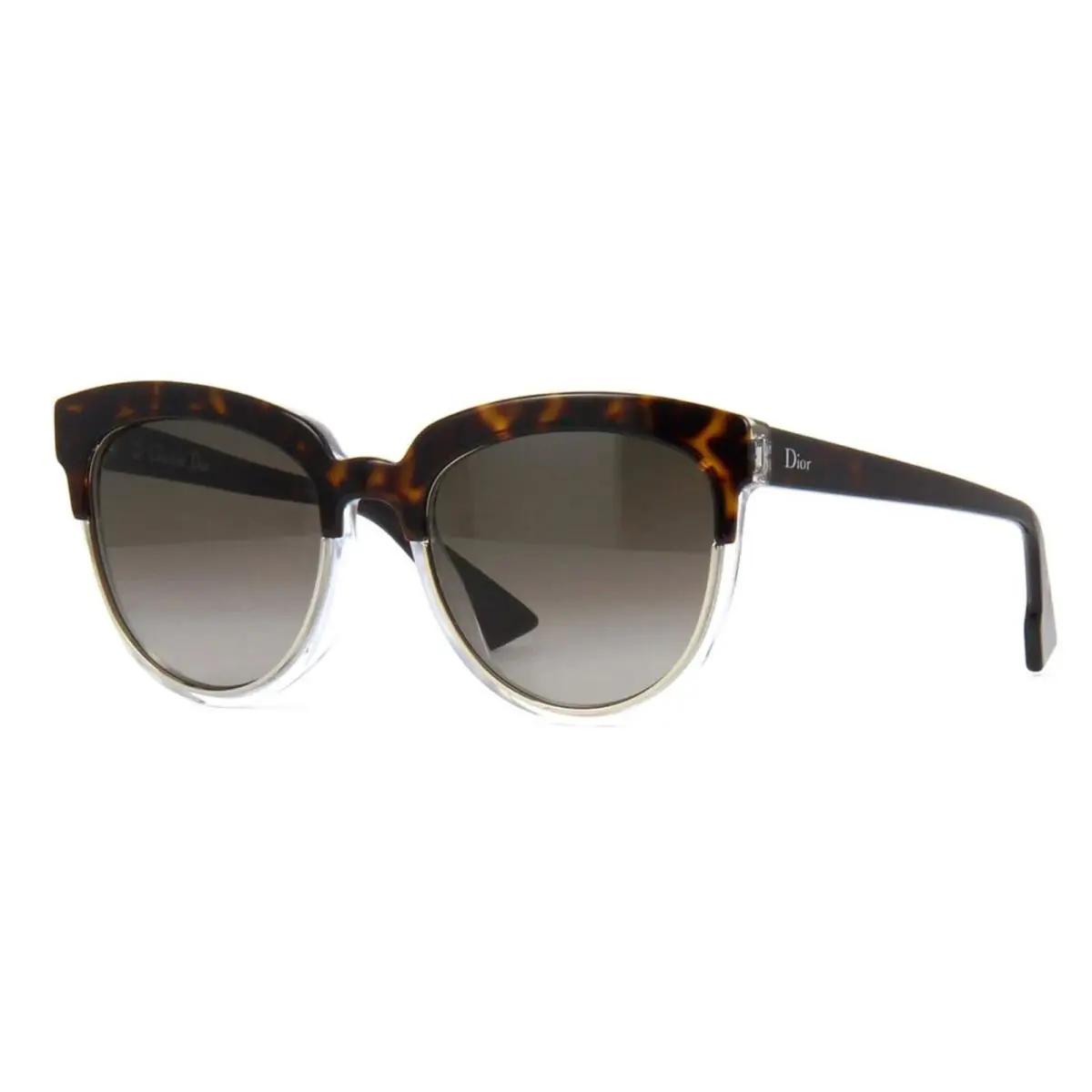 Christian Dior DiorSight1 Relha 54mm Top Havana Clear Sunglasses Italy