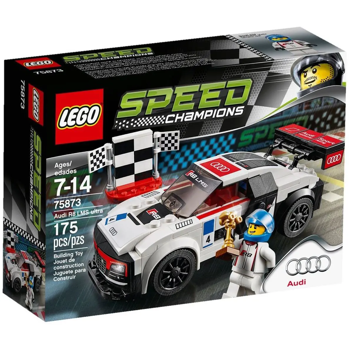 Lego Speed Champions Audi R8 Lms Ultra - 75873 - Retired Set