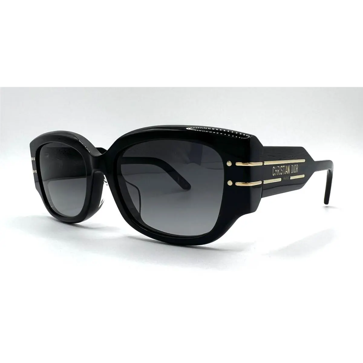 Christian Dior Diorsignature S13F 10A1 Black Sunglasses 55-18-140 Rx
