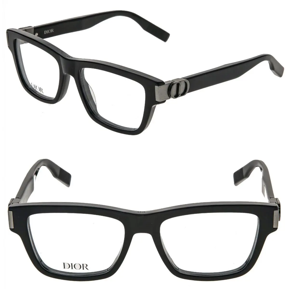 Christian  CD Icono S1I Black Gunmetal Eyeglasses 53mm DM50080I icon by Dior
