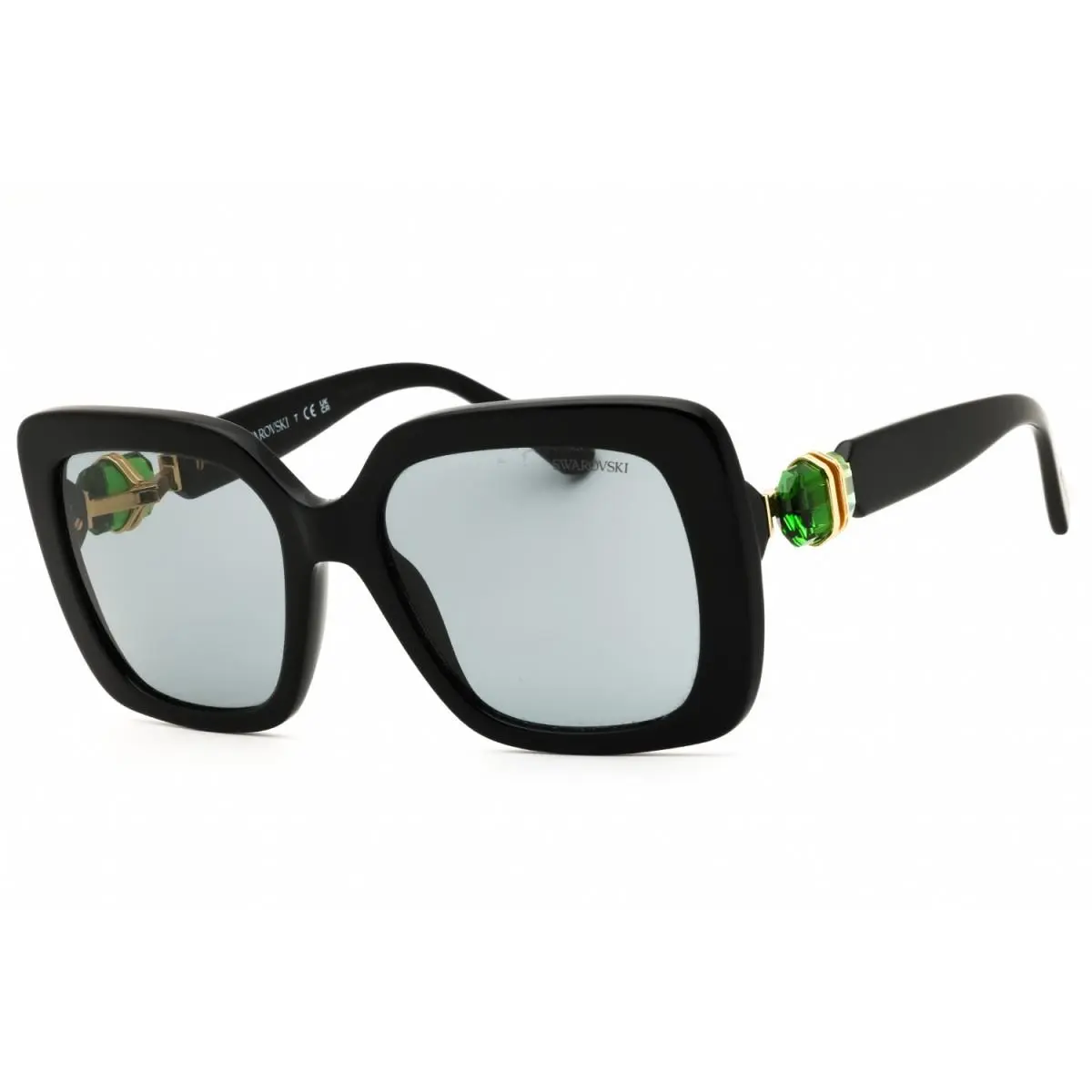 SK6001 1001/1 Black/dark Grey 55-19-135 Sunglasses by Swarovski