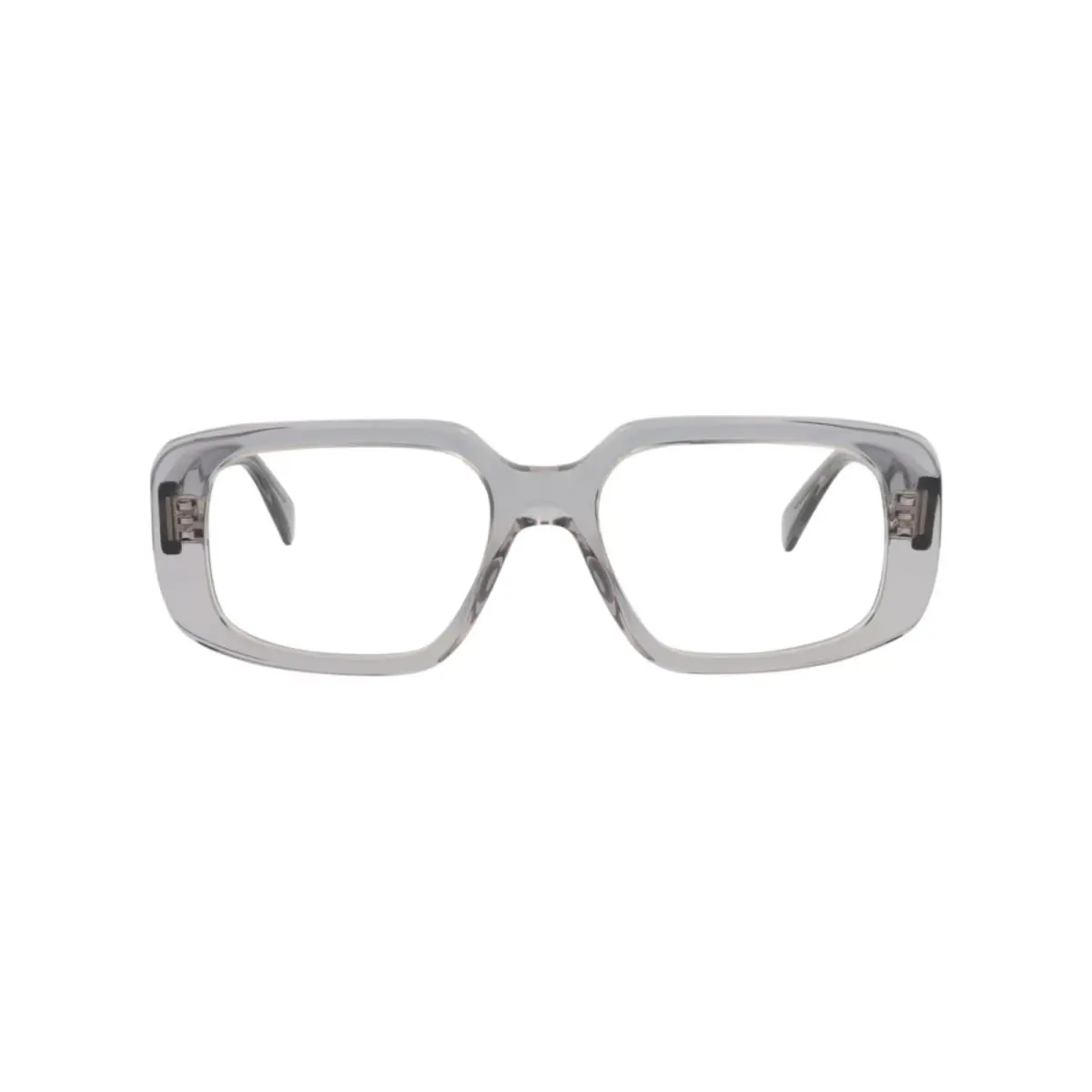 Mens Square/rectangle Grey Grey Transparent Fashion Designer Eyewear by Celine