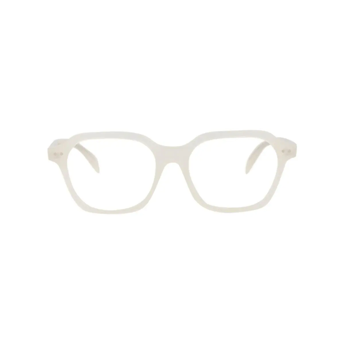 Womens Square/rectangle Ivory Ivory Transparent Fashion Designer Eyewear by Celine