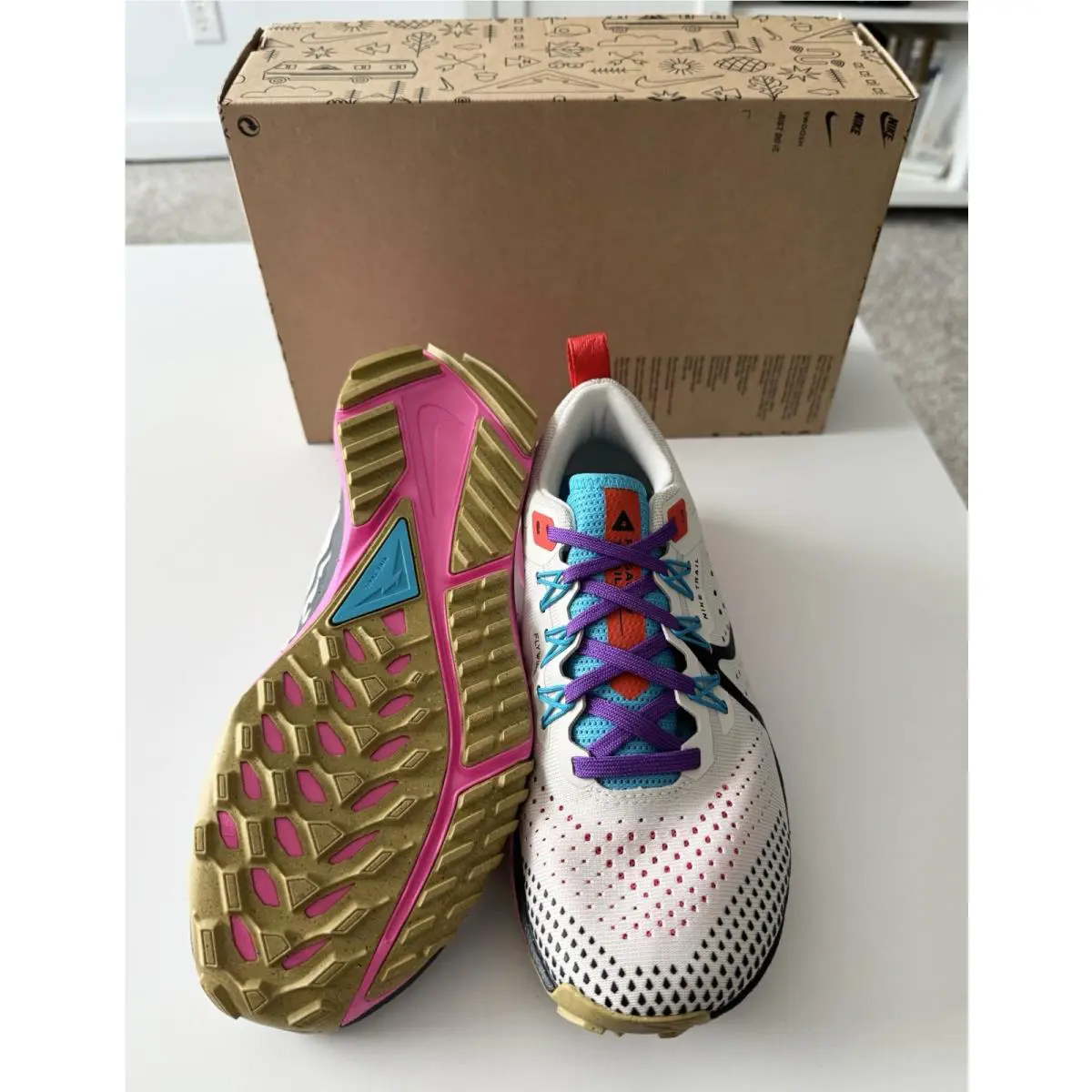 Nike shoes - Nike React Pegasus Trail 4 - FD0876-100 - Multicolor 3