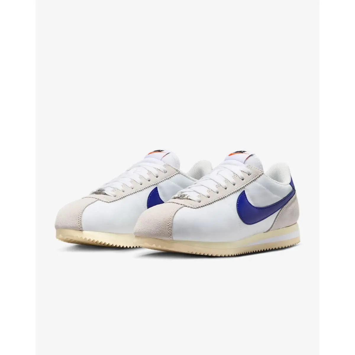 Nike Cortez Textile Txt White Blue Womens 8.5 Shoes Sneakers Athletic DZ2795-102