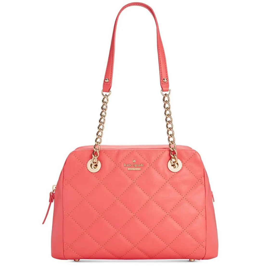 Kate Spade York Emerson Place Dewy Bag Quilted Leather Guava PXRU6996