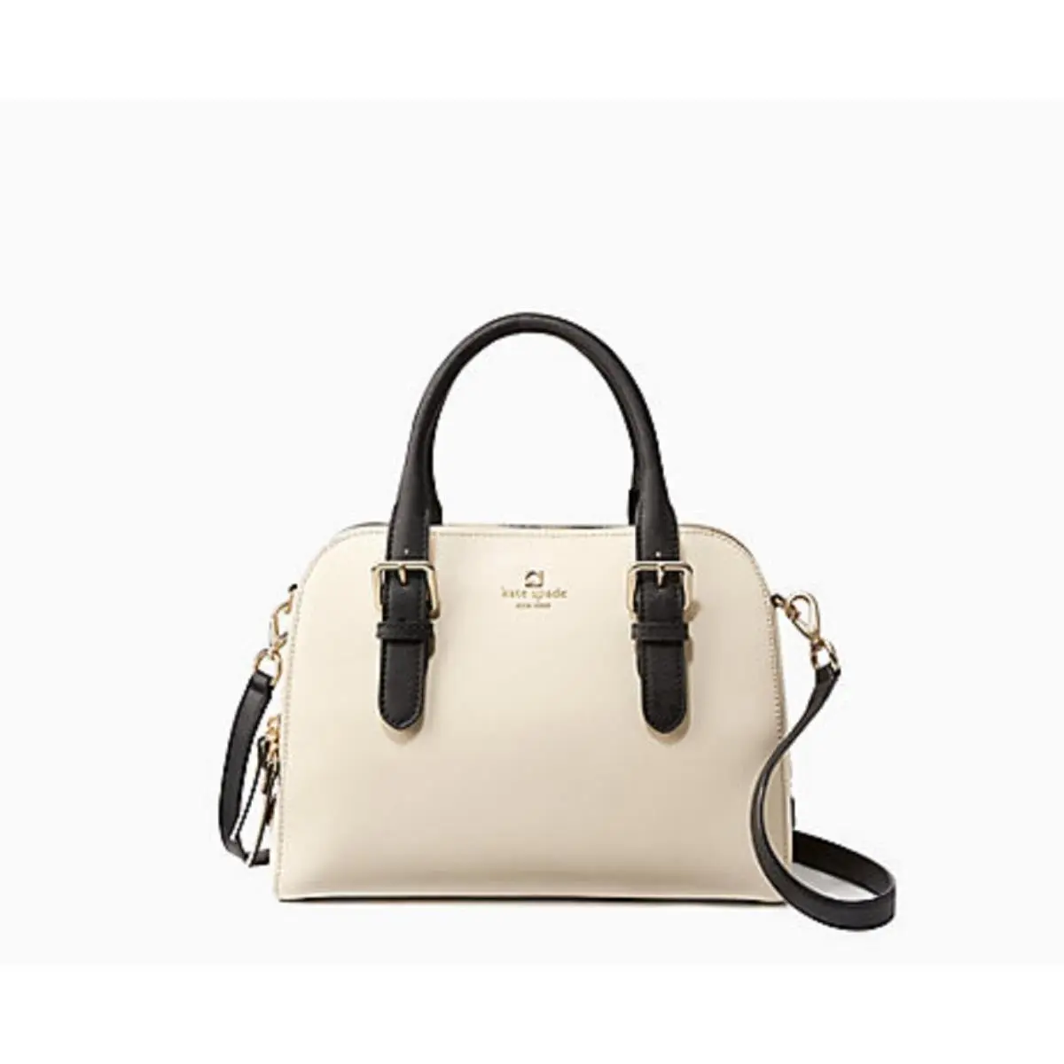 Kate Spade Cove Street Colorblock Small Felix WKRU4020 Bag Leather Egg/black