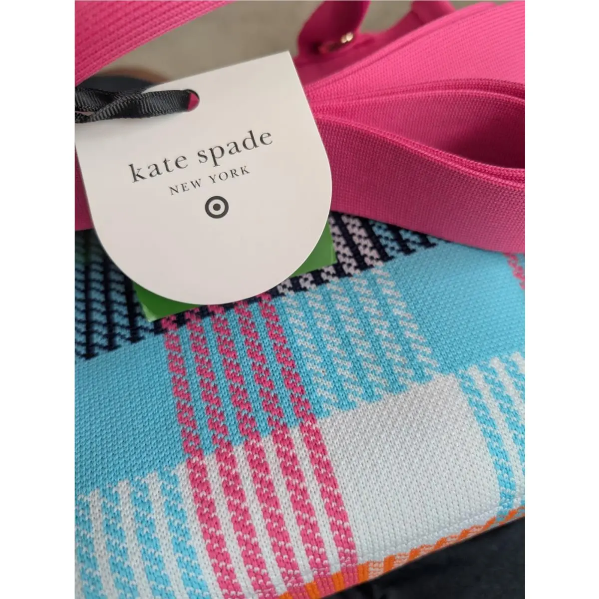 Kate Spade New York x Target Exclusive Plaid Knit Crossbody Bag New