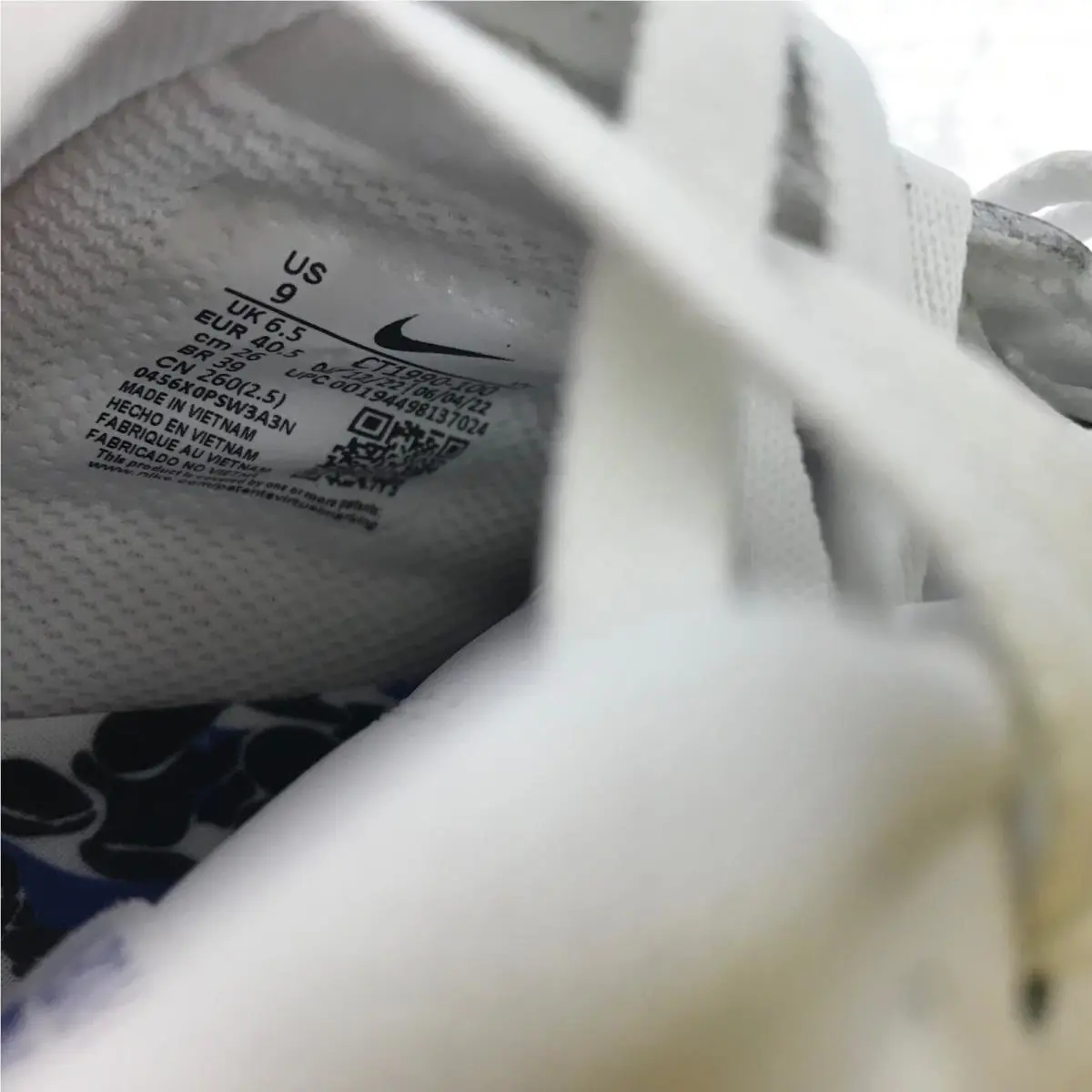 Nike shoes - Nike Air Force 1 - Air Force - CT1990-100 - White/White-Hyper Royal-White 10