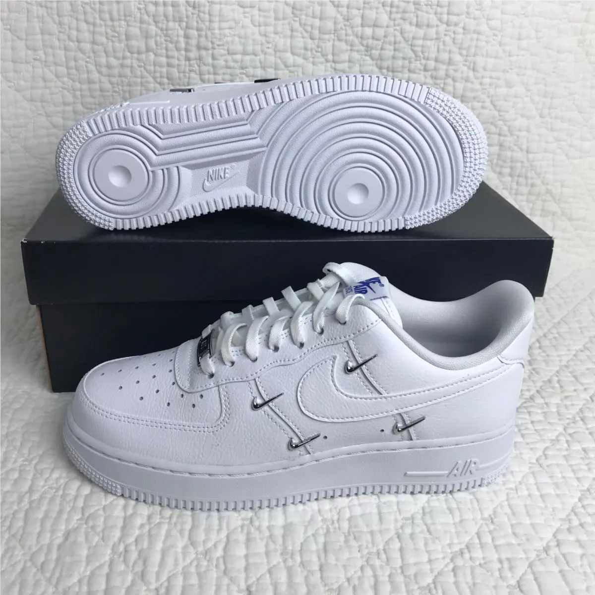 Nike shoes - Nike Air Force 1 - Air Force - CT1990-100 - White/White-Hyper Royal-White 2