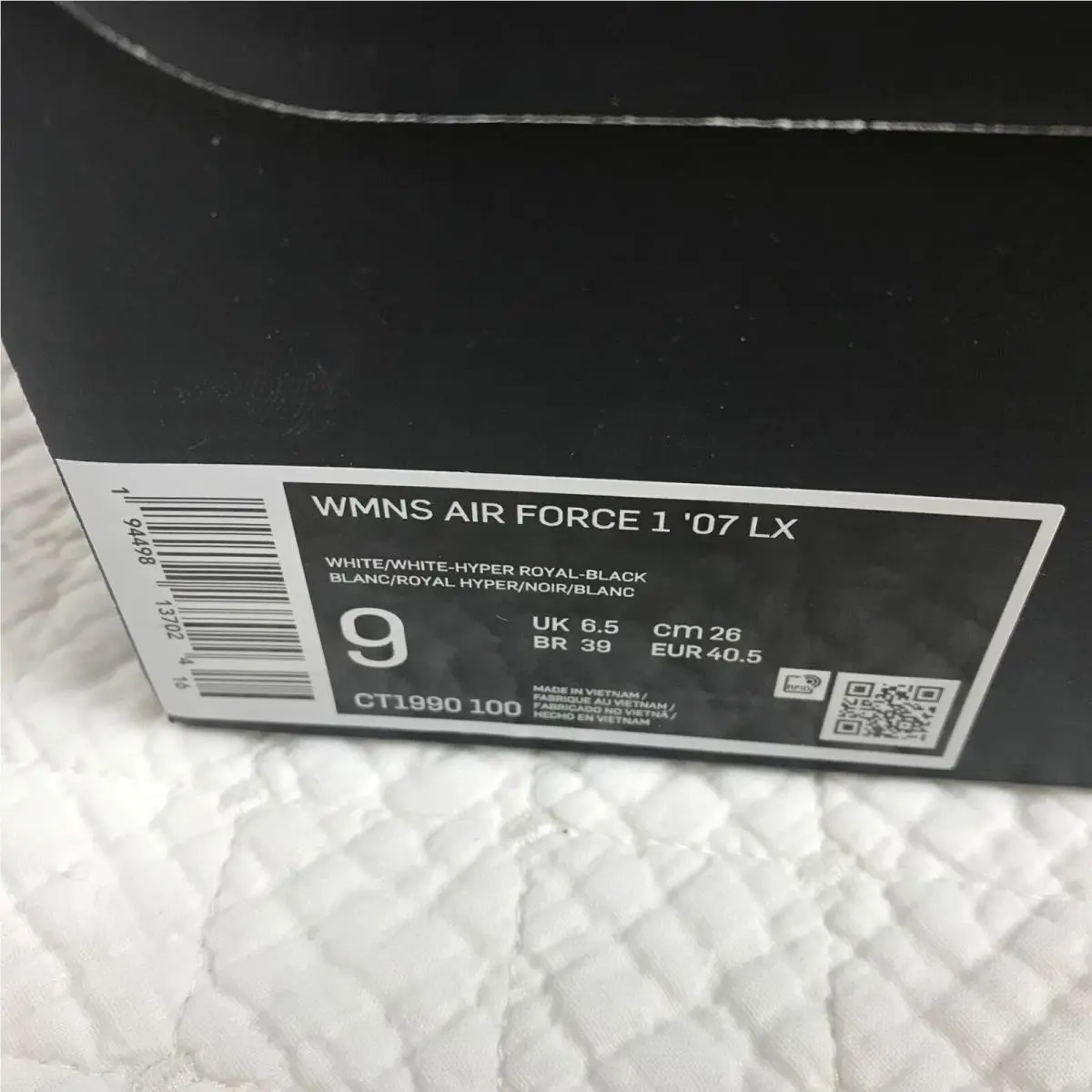 Nike shoes - Nike Air Force 1 - Air Force - CT1990-100 - White/White-Hyper Royal-White 11