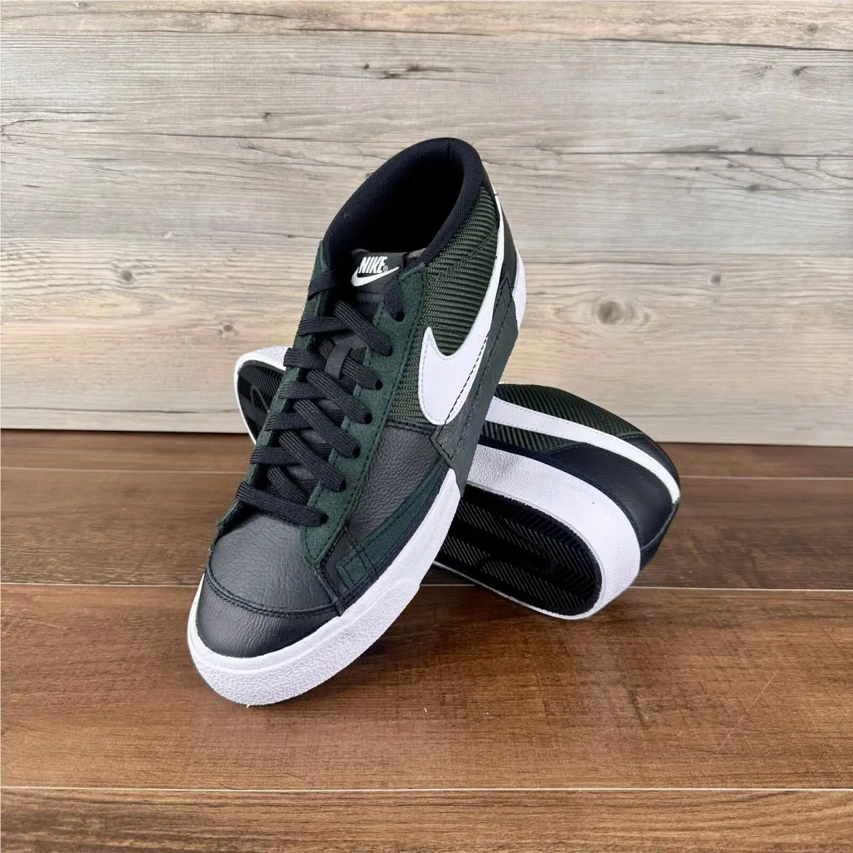 Nike Blazer Low Pro Club Black White Mens Size 10 Anthracite FJ3694 001