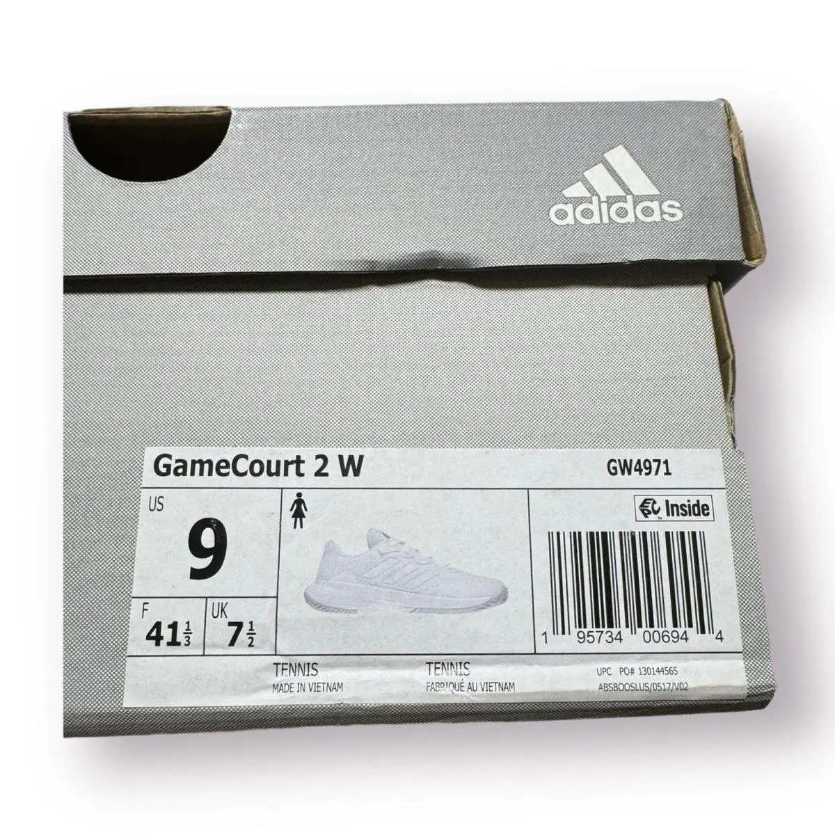 Adidas shoes - adidas Gamecourt - Gamecourt - Gw4971 - White 3
