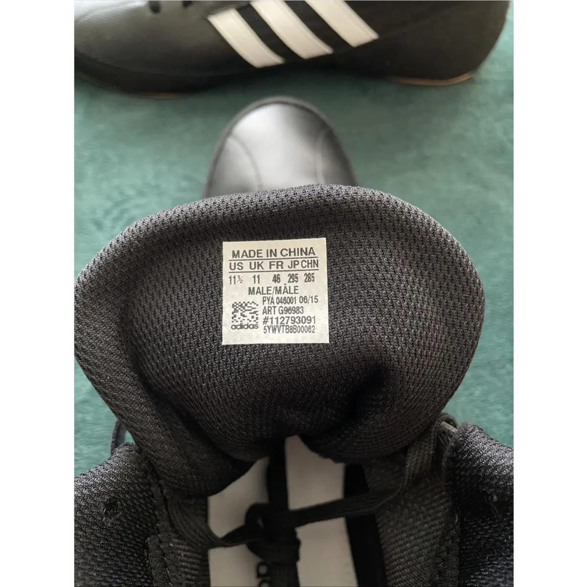 Adidas shoes - ADIDAS HVC WRESTLING - HVC WRESTLING - G96983 - Black 7