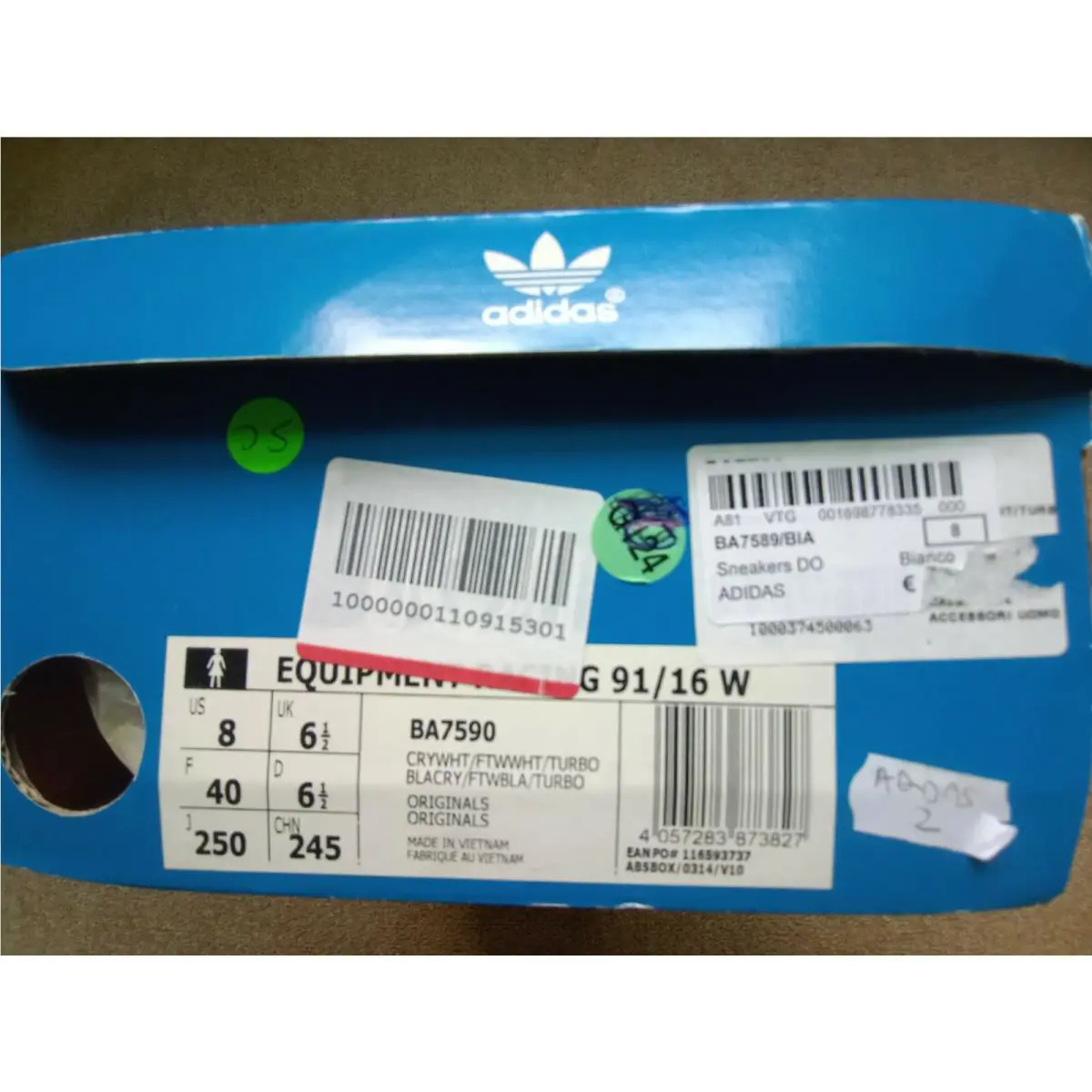 Adidas shoes - Adidas EQT Racing 91/16 - EQT Racing - White 3