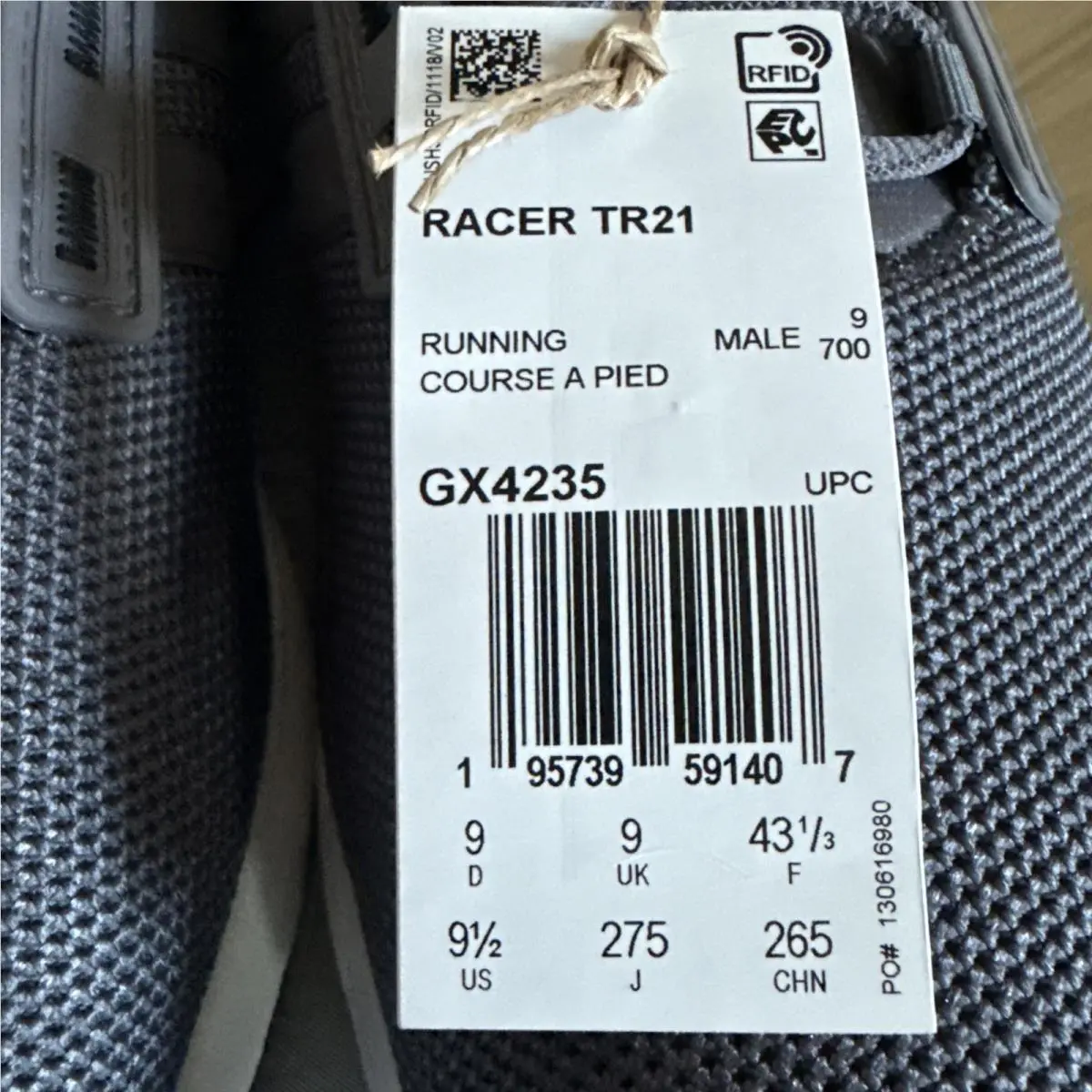 Adidas shoes - adidas Racer TR21 - Racer - GX4235 - Trace Grey/Trace Grey/Metal Grey (UPC: 0195739591407) 2