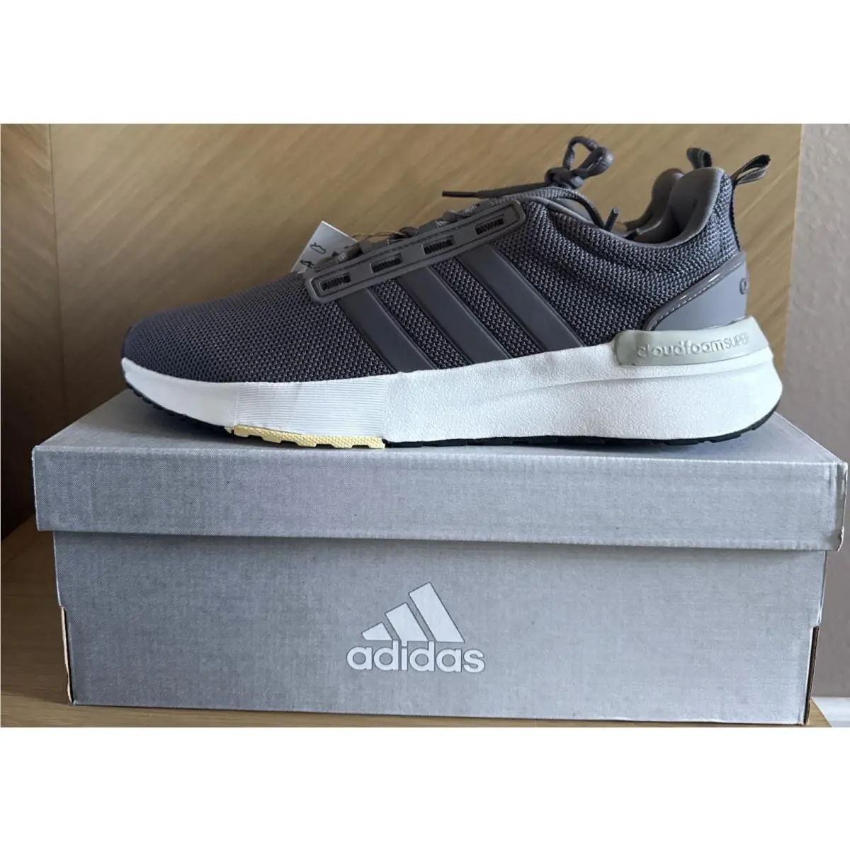 Racer TR21 Trace Grey/trace Grey/metal Grey Size 9.5 by Adidas