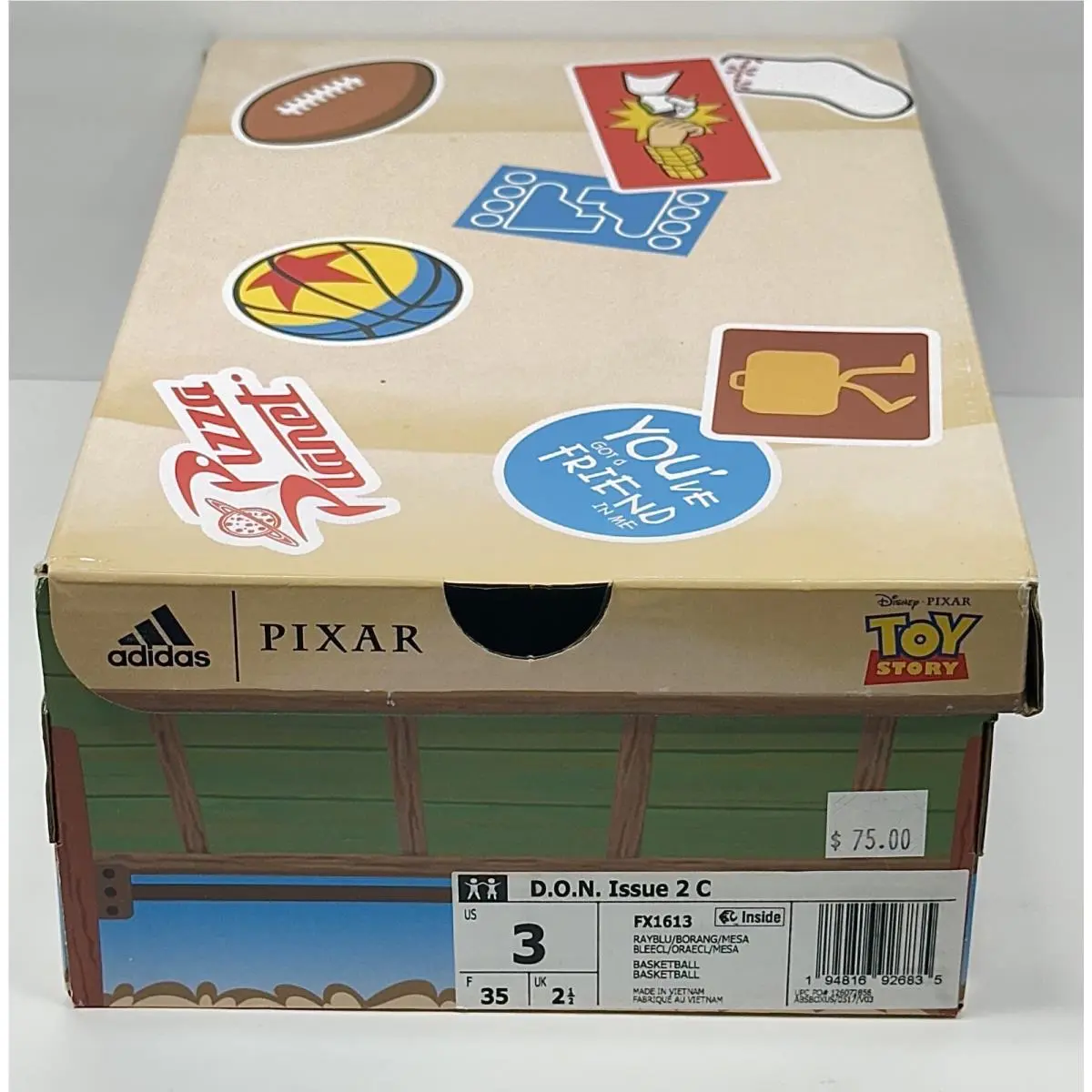 Adidas shoes - x Toy Story - Toy Story - FX1613 - Blue, Manufacturer: Ray Blue/Bold Orange/Mesa (UPC: 194816926835) 0