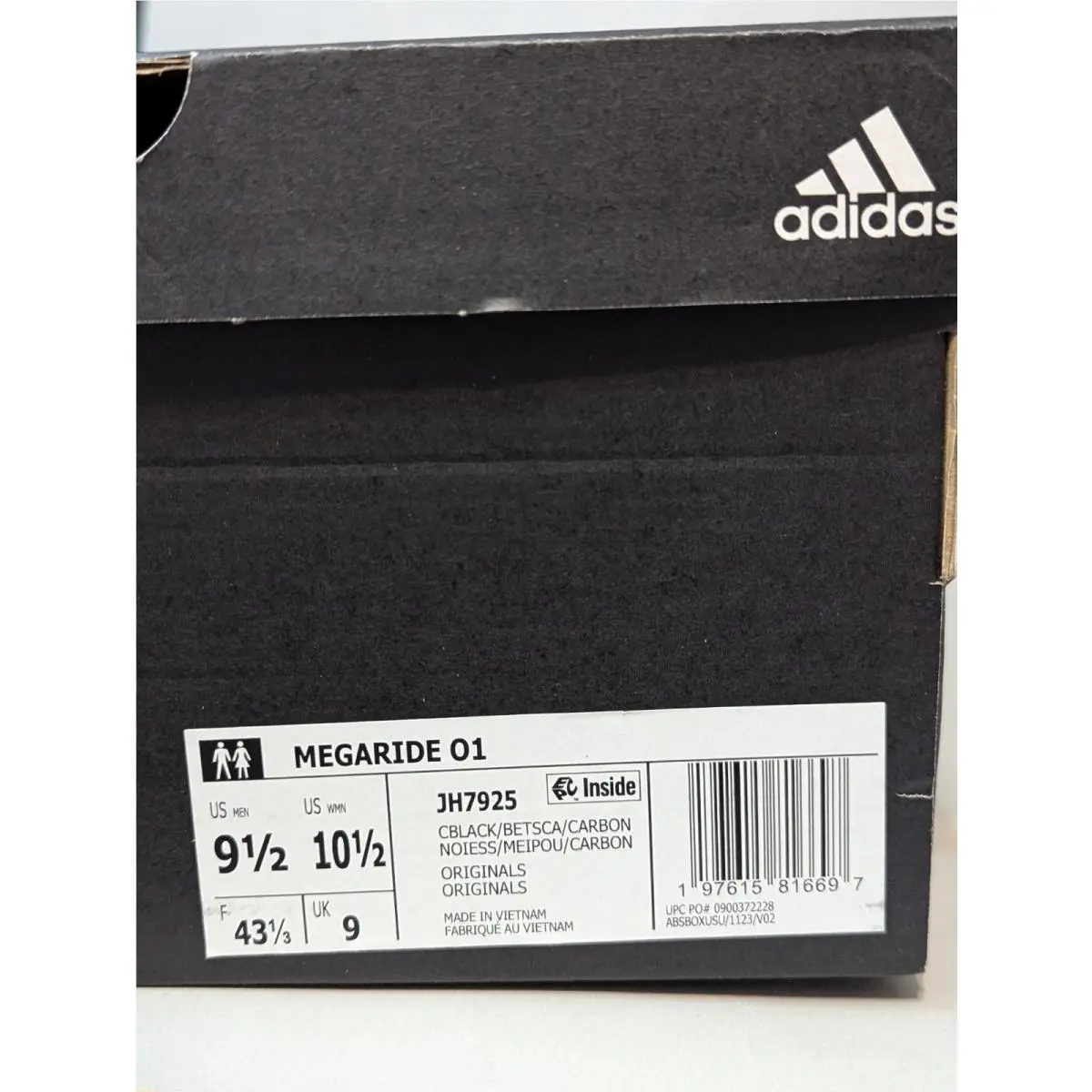 Adidas shoes - adidas Megaride 01 - Megaride - JH7925 - Black (UPC: 197615816697) 4