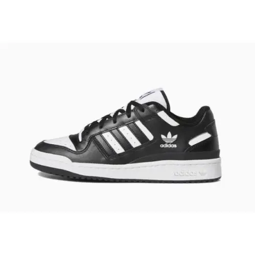 Sz 7 - Adidas Forum Low `black White` HQ1494 - Black