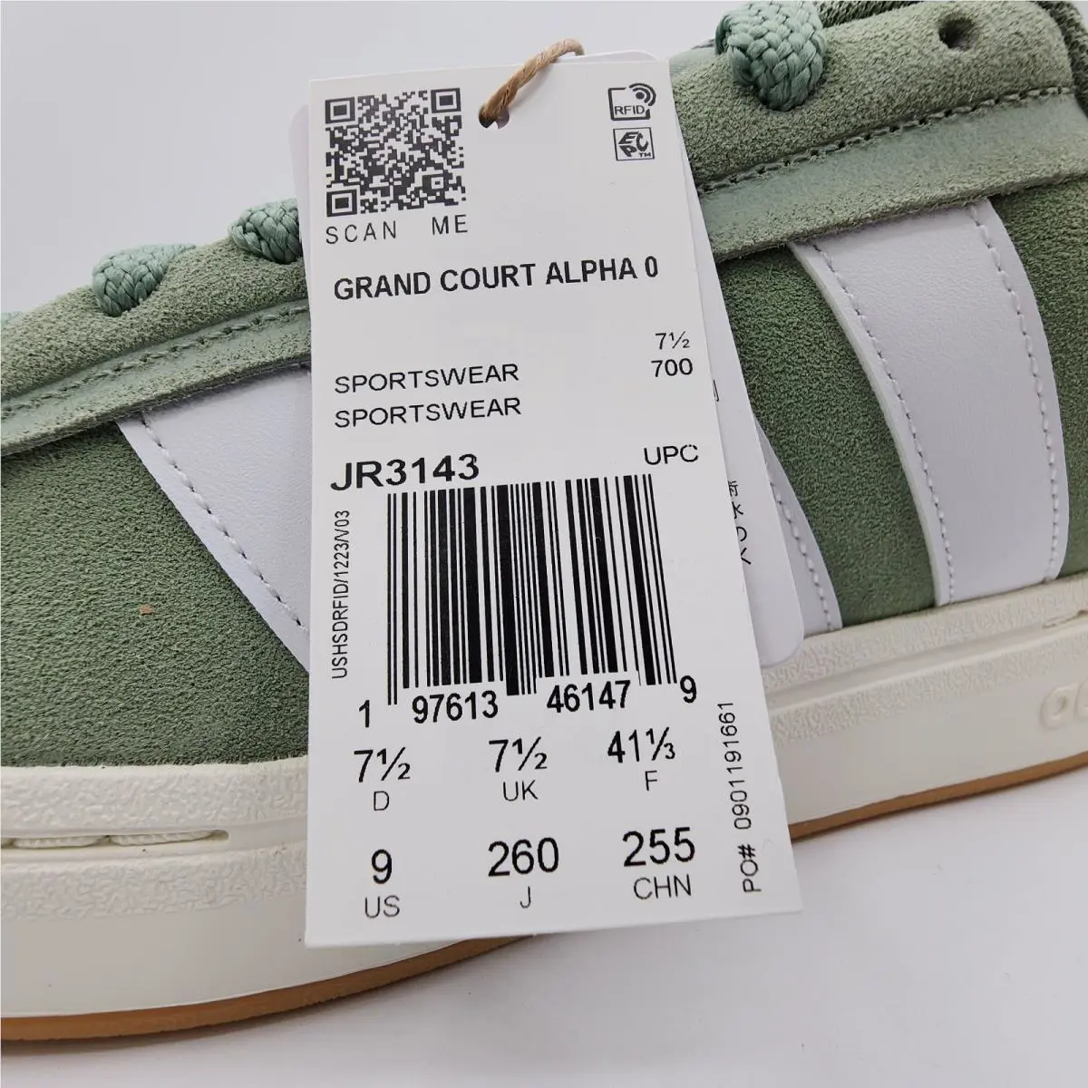 Adidas shoes - adidas Grand Court - Grand Court - JR3143 - Green 2