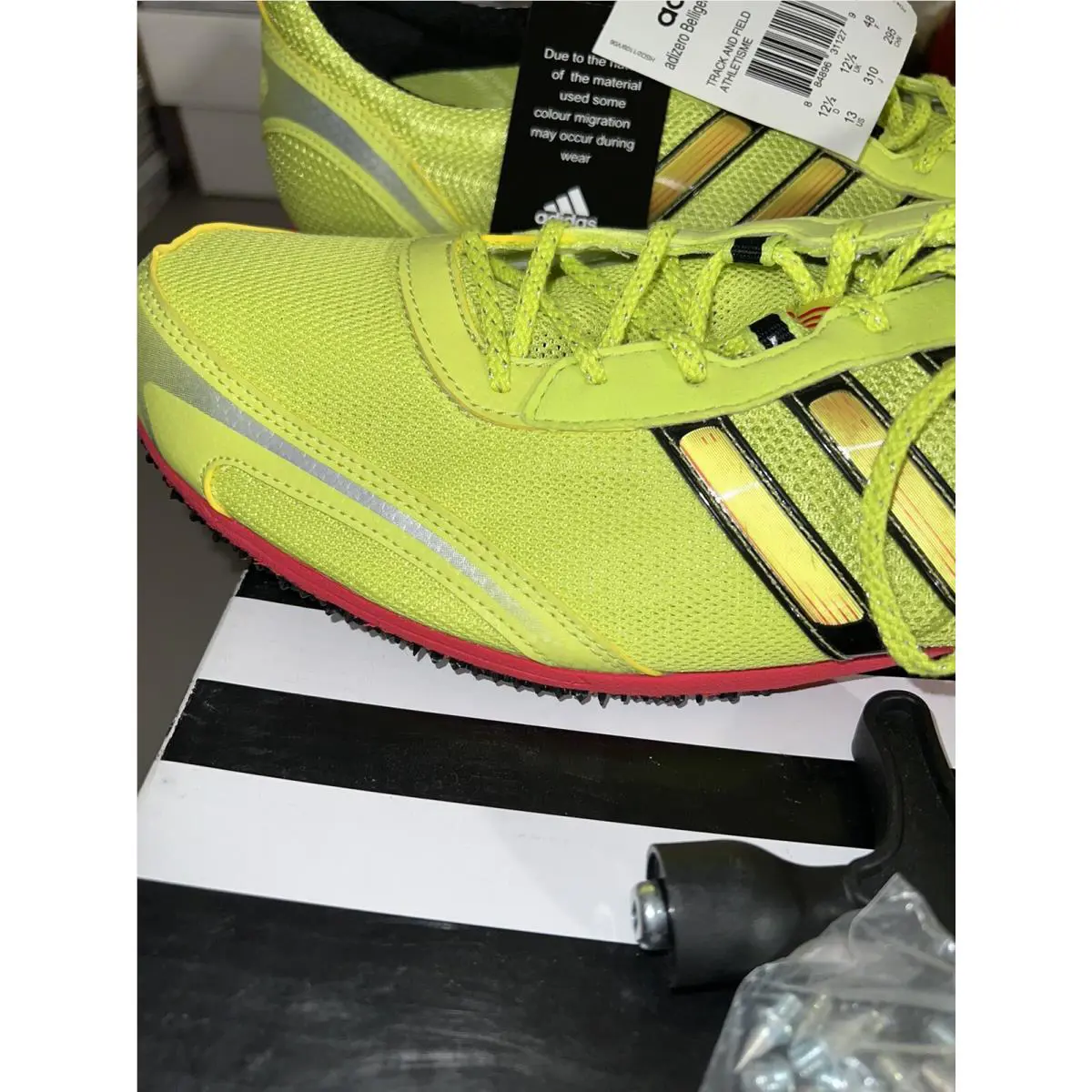 Adidas shoes - Adidas Adizero Belligerence - Adizero Belligerence - G12956 - Yellow 2