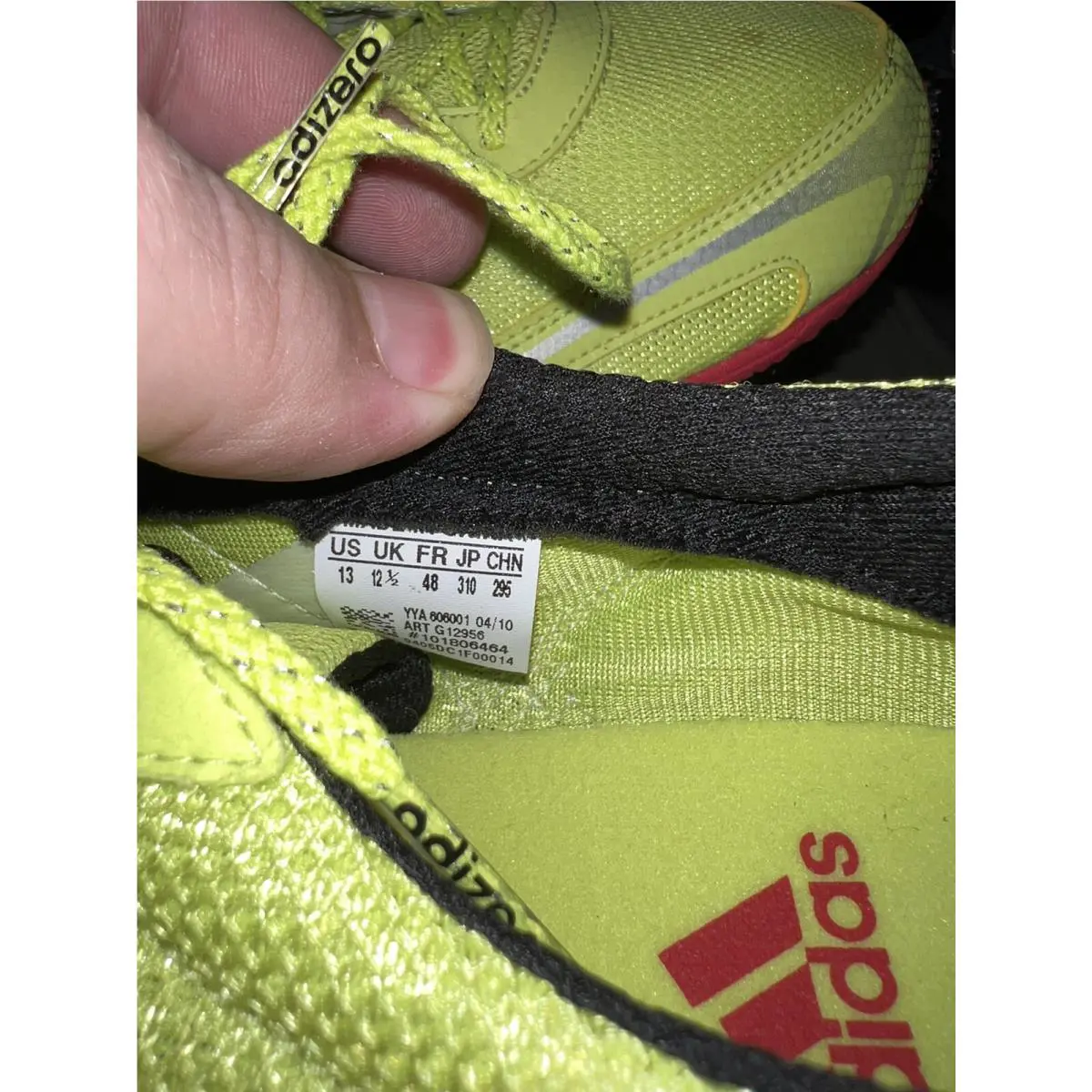Adidas shoes - Adidas Adizero Belligerence - Adizero Belligerence - G12956 - Yellow 6