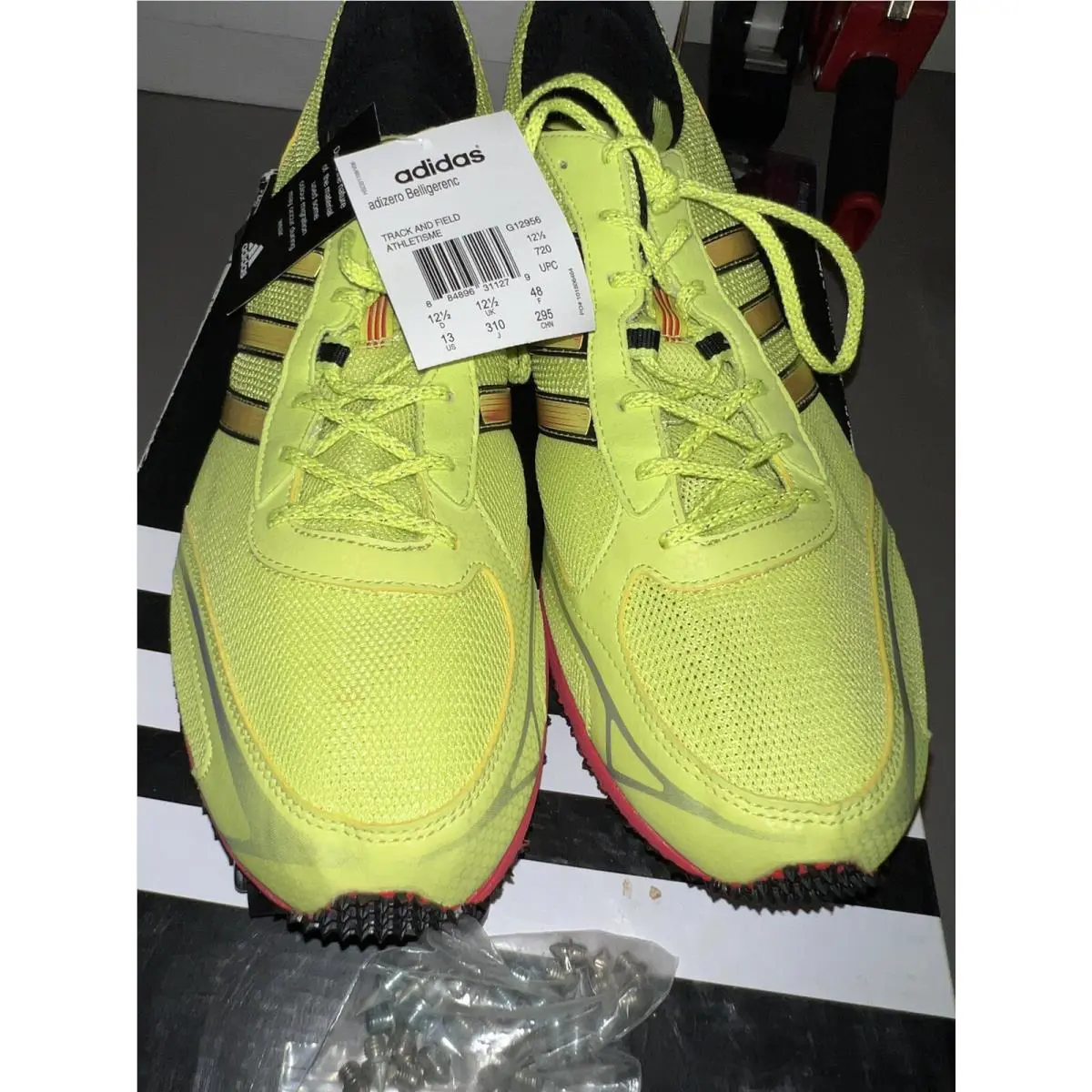 Adidas shoes - Adidas Adizero Belligerence - Adizero Belligerence - G12956 - Yellow 7